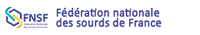 Le logo de la fédération nationale ds sourds de France