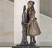 Statue de Helen Keller in Washington, DC